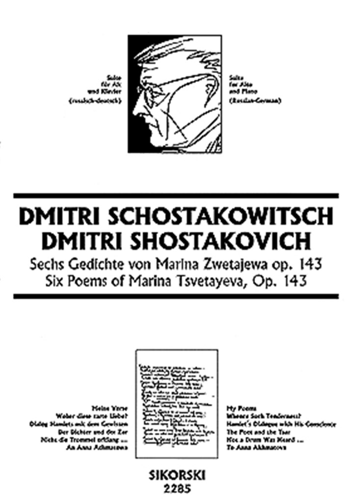 Poesie (6) Di M. Zwetajewa Op. 143